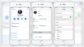 iContacts, iOS Contacts iPhone 포스터