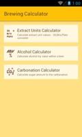 Brewing Calculator Affiche