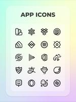 PHANTOM BLACK: Two tone icons تصوير الشاشة 3