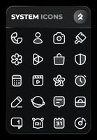 PHANTOM WHITE: Two tone icons تصوير الشاشة 2