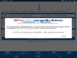 ProxyLite SSH SSL - SSH & SSL/TLS VPN تصوير الشاشة 2