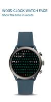 Word Clock Watch Face Cartaz