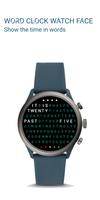 Word Clock Watch Face الملصق