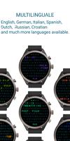 Word Clock Watch Face capture d'écran 1