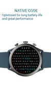 Word Clock Watch Face imagem de tela 3