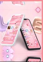 Tema Chat Pink & Wallpaper पोस्टर