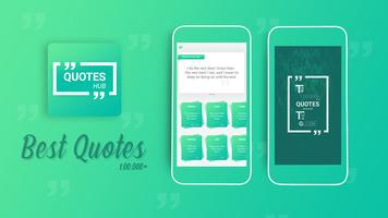 Quotes Hub, Daily Quotes, Quotes Creator Plakat