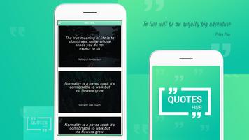 Quotes Hub, Daily Quotes, Quotes Creator ảnh chụp màn hình 3