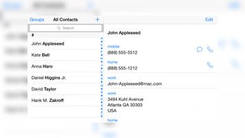 iContacts - iOS Contacts app poster