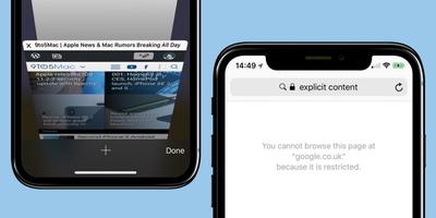 برنامه‌نما iOS Browser عکس از صفحه