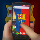 Interactieve achtergrond van FC Barcelona-icoon