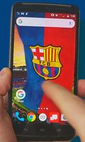 Interactieve achtergrond van FC Barcelona-poster