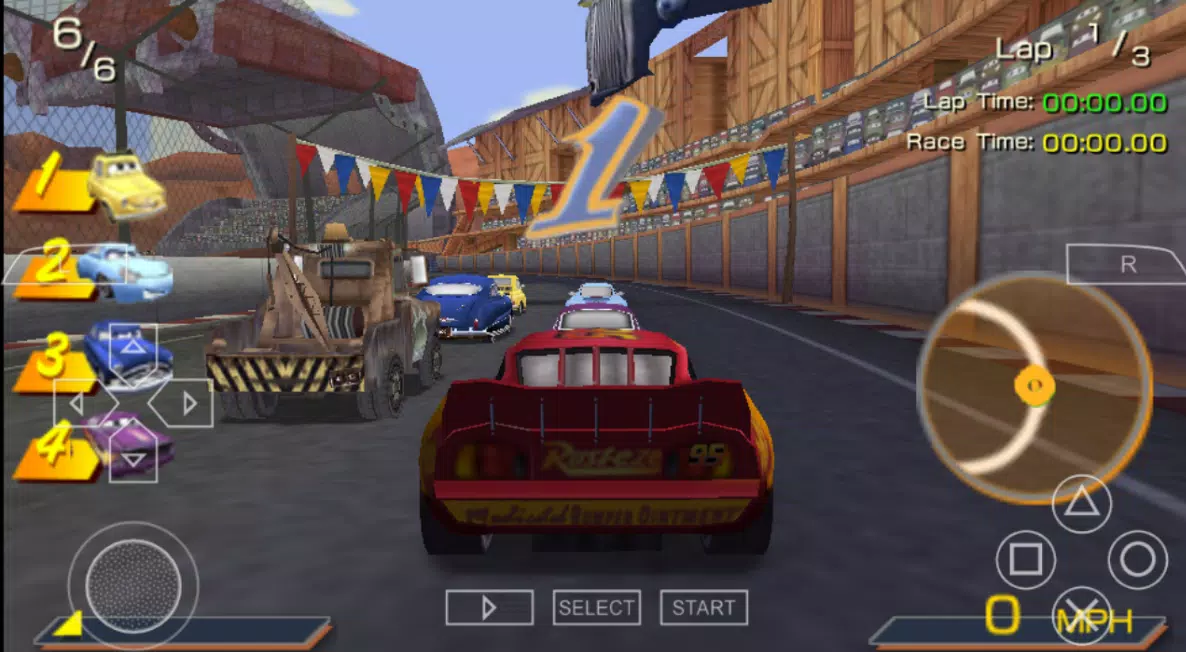 Cars 2 PSP Gameplay HD (PPSSPP) 