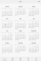 Calendar syot layar 1
