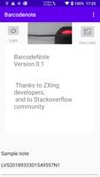 BarcodeNote スクリーンショット 1