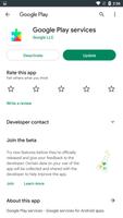 3 Schermata Google Play Service Update & Settings