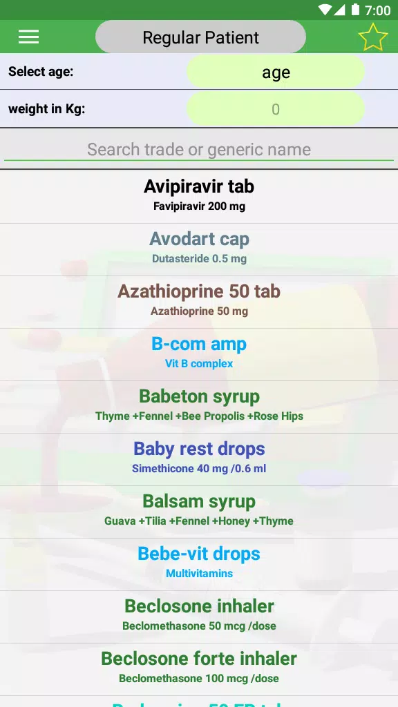 Egydose -Drug Dose Calculator APK pour Android Télécharger