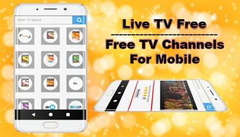 Live TV Free Online - Free TV Channels For Mobile, Live Cricket poster