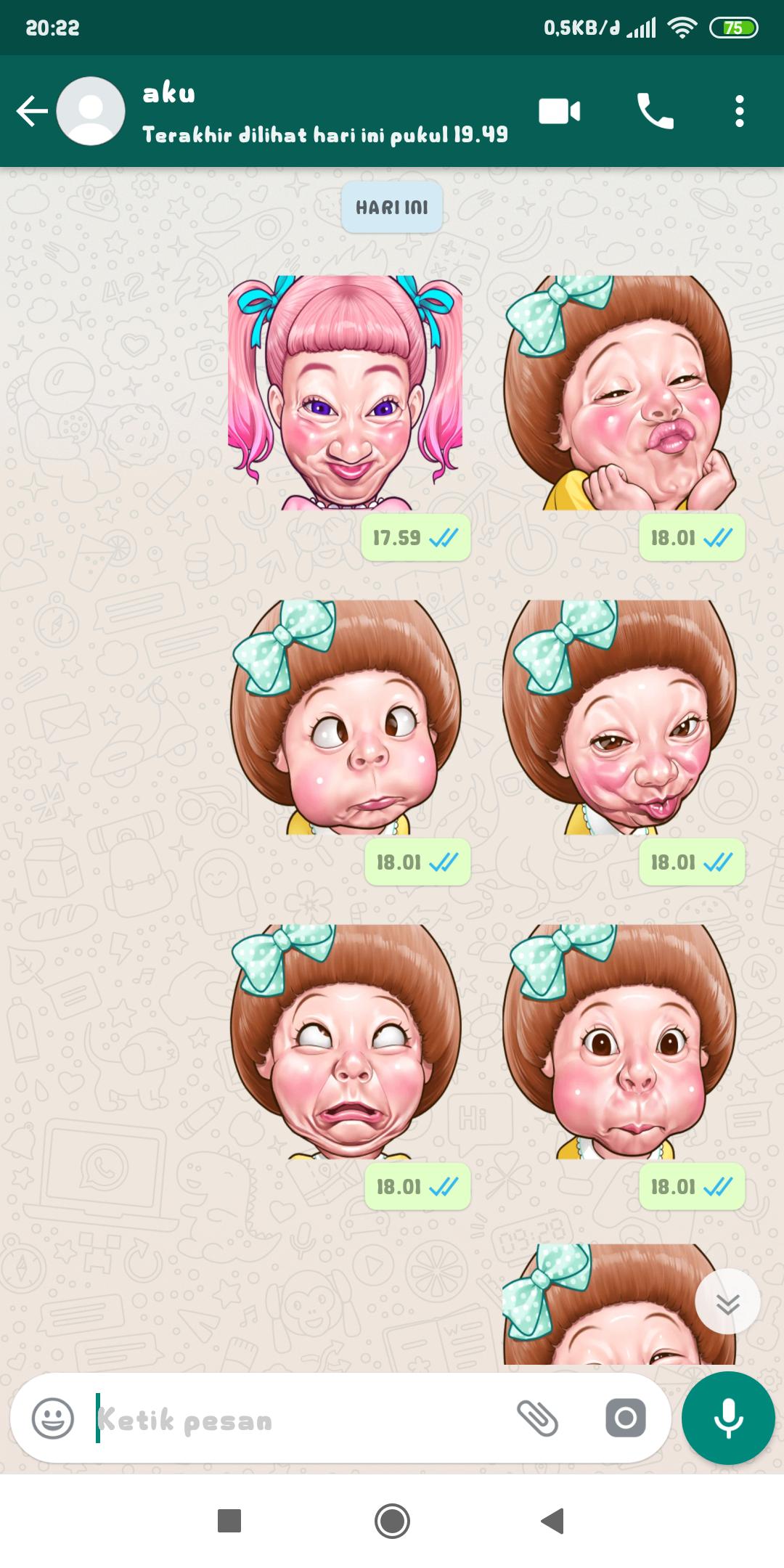 Stiker Ekspresi Wajah Lucu For Android Apk Download