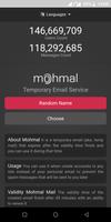 Mohmal-Free Email Addresses স্ক্রিনশট 1