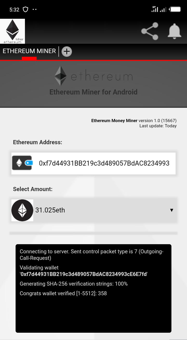 ETHEREUM MINER for Android APK Download