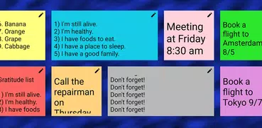 Sticky Notes Widget +