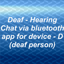Deaf - Hearing chat device D APK