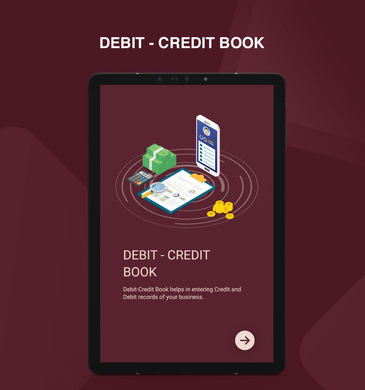 Debit credit. Приложение кредит на карту