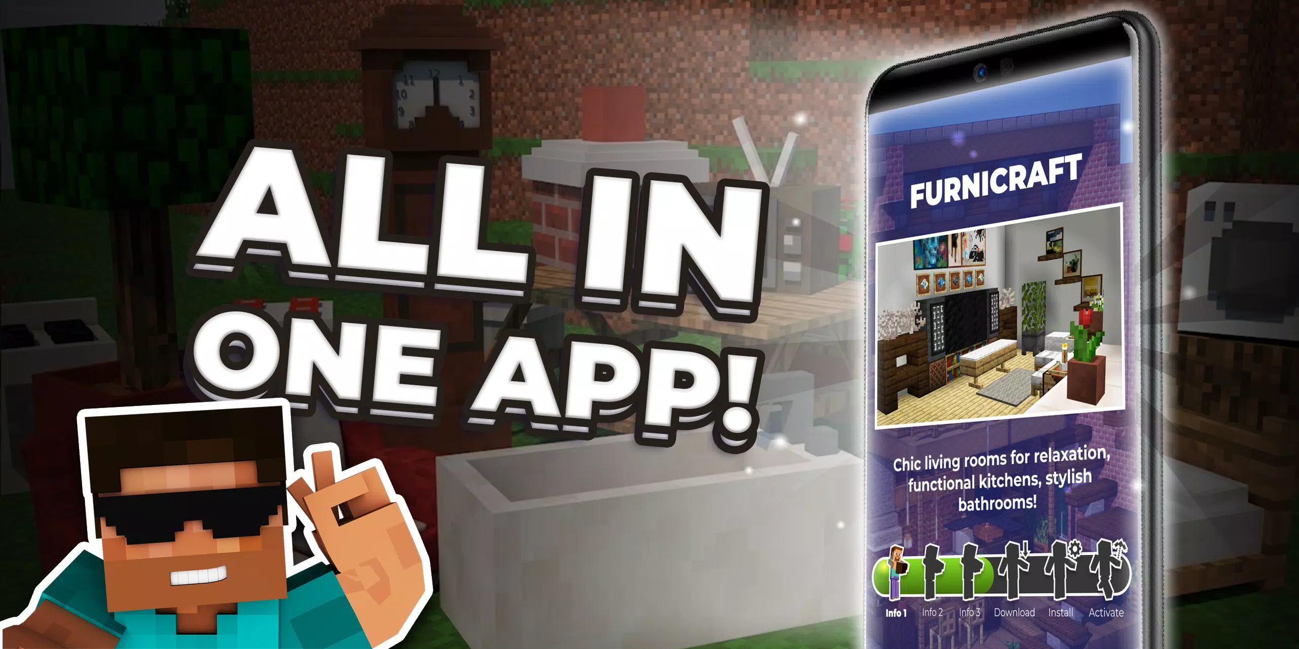 Furniture Mod Mod Master For Minecraft Pe Apk For Android Download