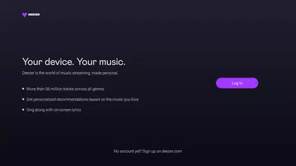 Deezer for Android TV XAPK download