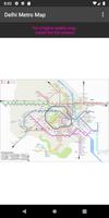 Delhi Metro Map постер
