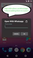 (No Ads)Open With WhatsApp постер