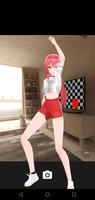 Anime/MMD/Miku Dance Transpareent Video Wallpaper الملصق