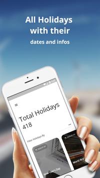 Denmark Holidays : Copenhagen Calendar 截图 1