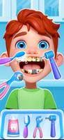 牙醫 医生 兒童遊戲 - 刷牙 為了 動物 2-5 岁 海報