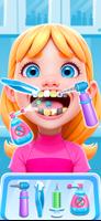 歯医者 ドクター 子供 ゲーム - 歯磨きゲーム 共 動物 スクリーンショット 1