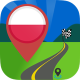 📍Poland Maps Driving Directions: GPS Andriod App icon