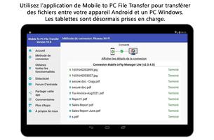 Mobile to PC File Transfer capture d'écran 2