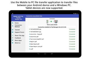 Mobile to PC File Transfer اسکرین شاٹ 2