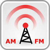 Station de radio en direct AM FM en ligne icône