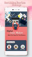 Digital logo Maker Plakat