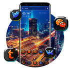 City Night Scene Theme icon