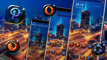 City Night Scene Theme screenshot 2