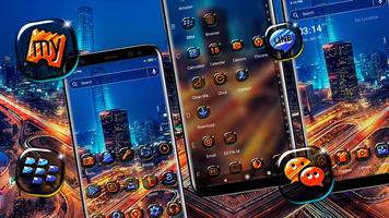 City Night Scene Theme screenshot 3