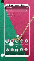 پوستر Golf Ball Stick Theme