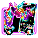Neon Colorful Unicorn Theme APK
