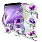 Purple Lily Theme icône