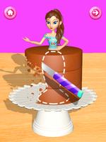 Cake DIY Baking Food Games Affiche
