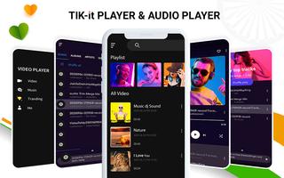 Tik-it Video Player الملصق