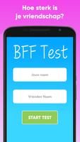 BFF Vriendschapstest Test Quiz-poster